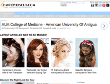 Tablet Screenshot of hairstylescut.com